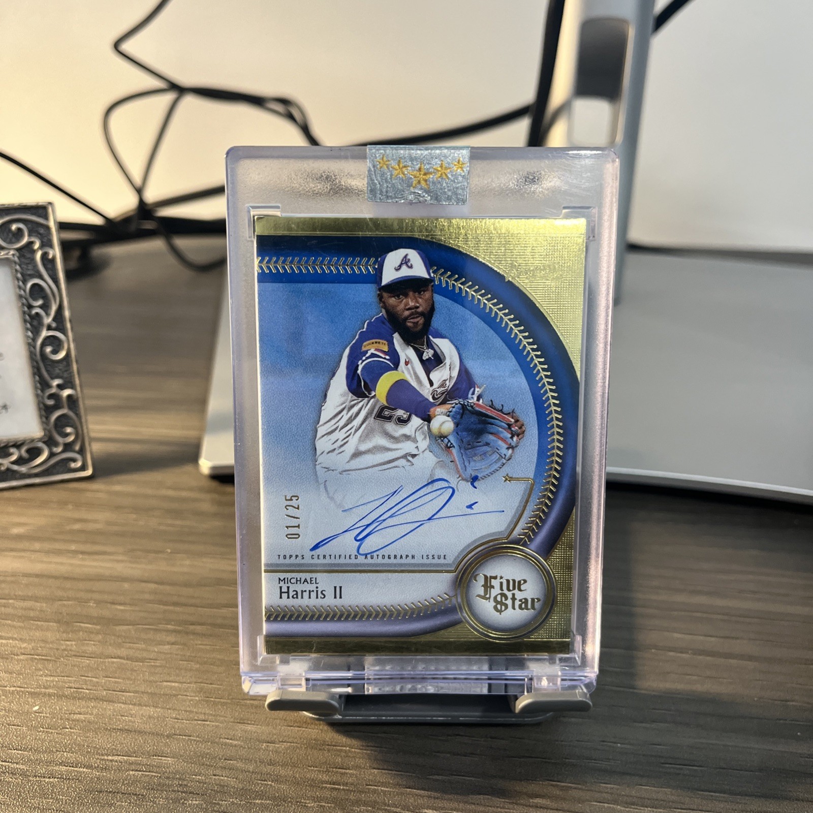 2024 Topps Five Star Michael Harris II 1/25 Gold Autograph #FSA-MHA Braves