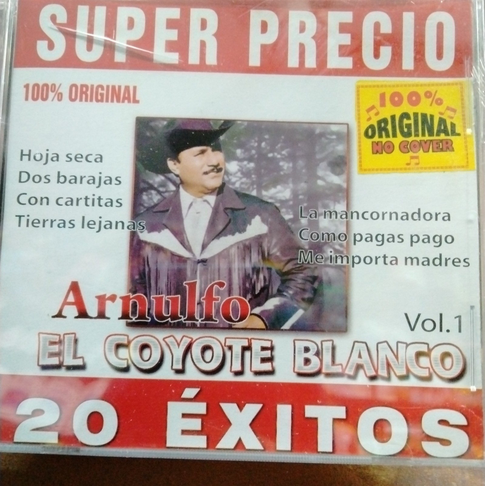Arnulfo El Coyote Blanco 20 Exitos Vol 1 Cd Arnulfo El Coyote Blanco 20 Exitos Vol 1 Cd