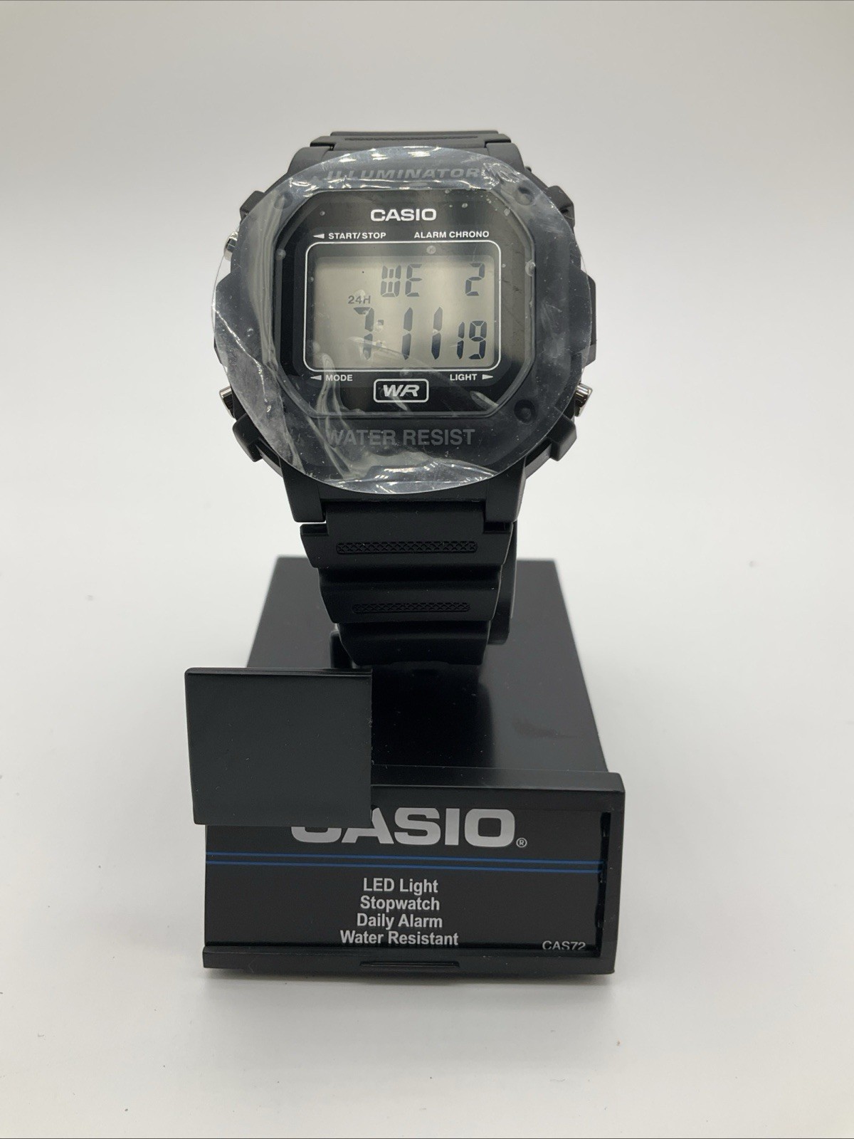 Casio F108WH-1A, Chronograph Watch, Illuminator, Alarm, 7 Year Battery, NEW Casio F108WH-1A, Chronograph Watch, Illuminator, Alarm, 7 Year Battery, NEW