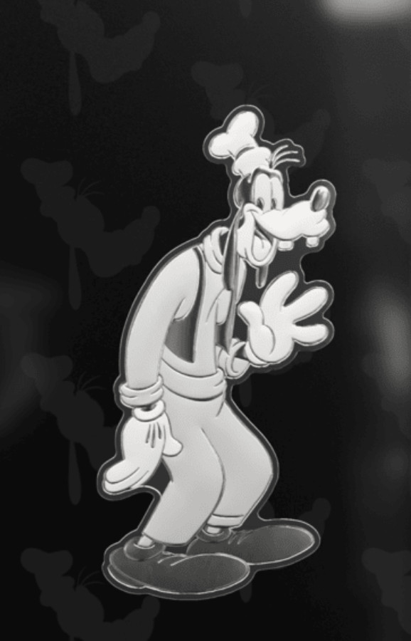 2026 Agoro Disney Goofy TIER 300 /500 Fully Engraved 1/2oz .999 Silver RARE