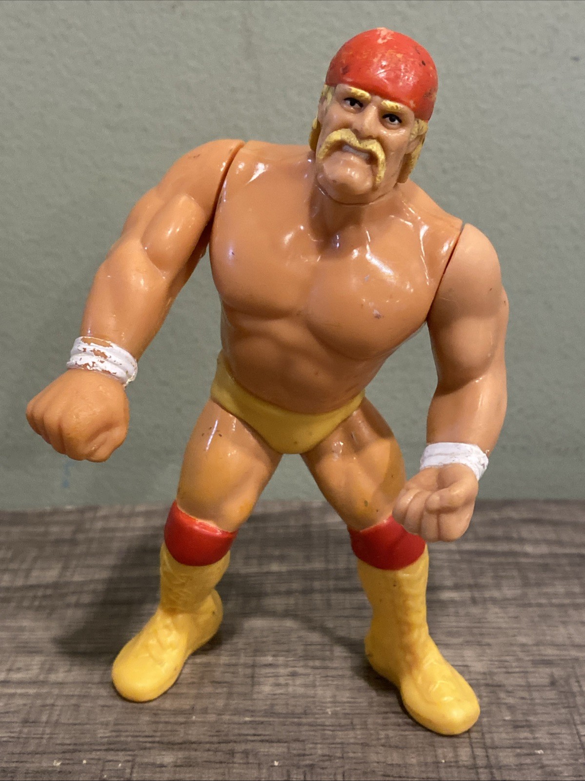 1990s WWF Hasbro Hulk Hogan - LJN Vintage Titan Sports - Series 5 - Works