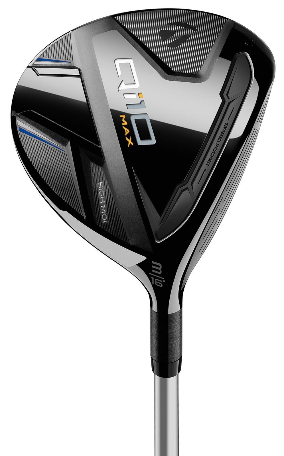TaylorMade Golf Qi10 MAX 16* 3 Wood Regular Fujikura Speeder NX TCS 50 Excellent