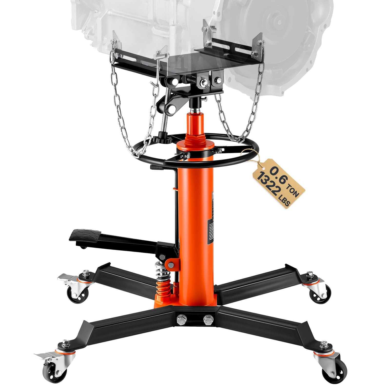 1322LB Hydraulic Transmission Jack VEVOR Telescoping