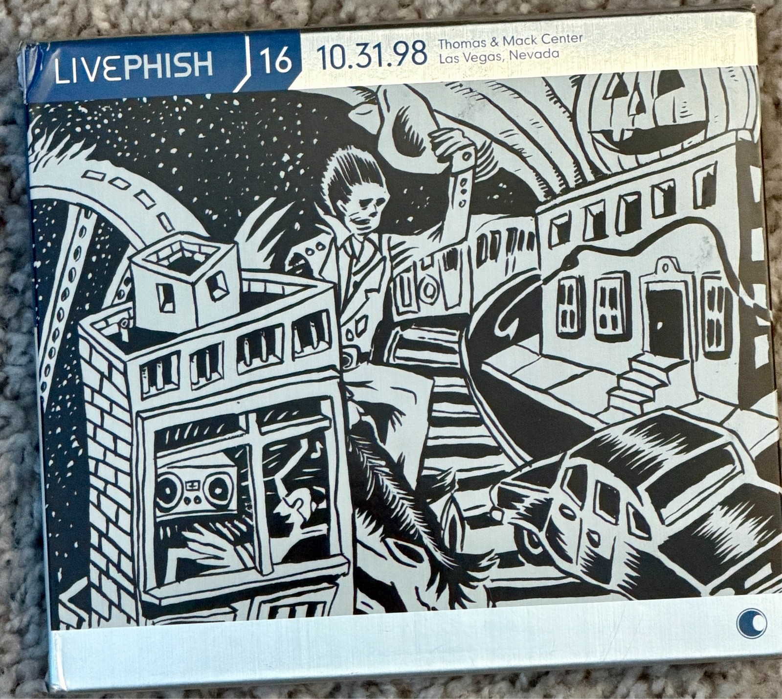*READ* PHISH: LIVEPHISH 16, 10.31.98, Las Vegas, Nevada, 4 CD’s *READ* AS-IS