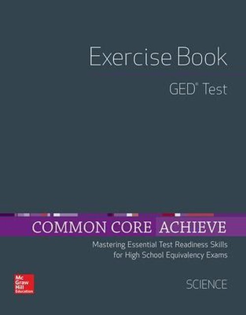 Common Core Achieve, GED Exercise Book Science Paperback Contempo