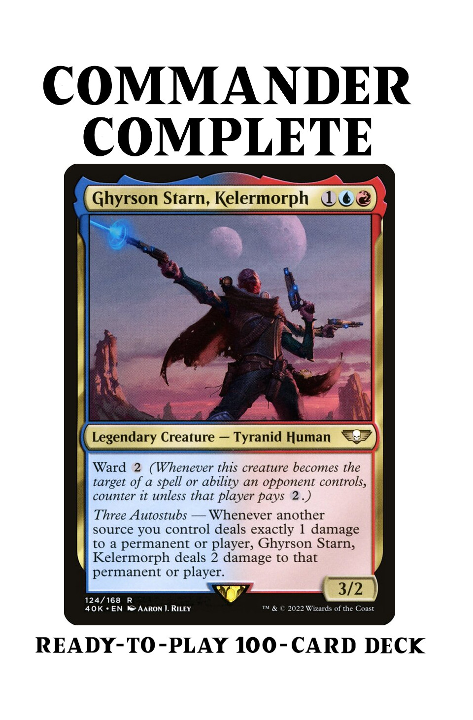 Ghyrson Starn, Kelermorph DEATH BY 1,000 PINGS  Magic MTG Custom Commander Deck