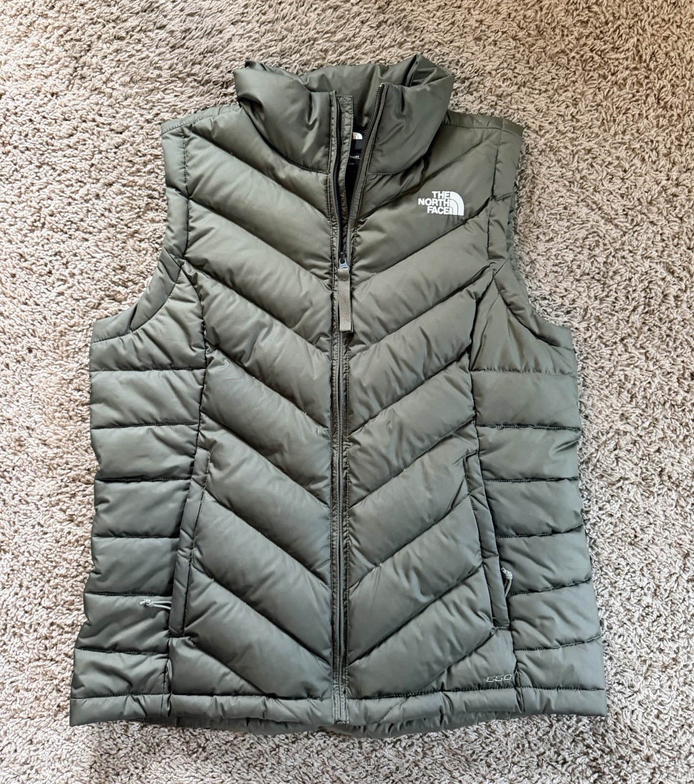 The North Face 550 Down Puffer Vest Womens M -LIKE NEW-