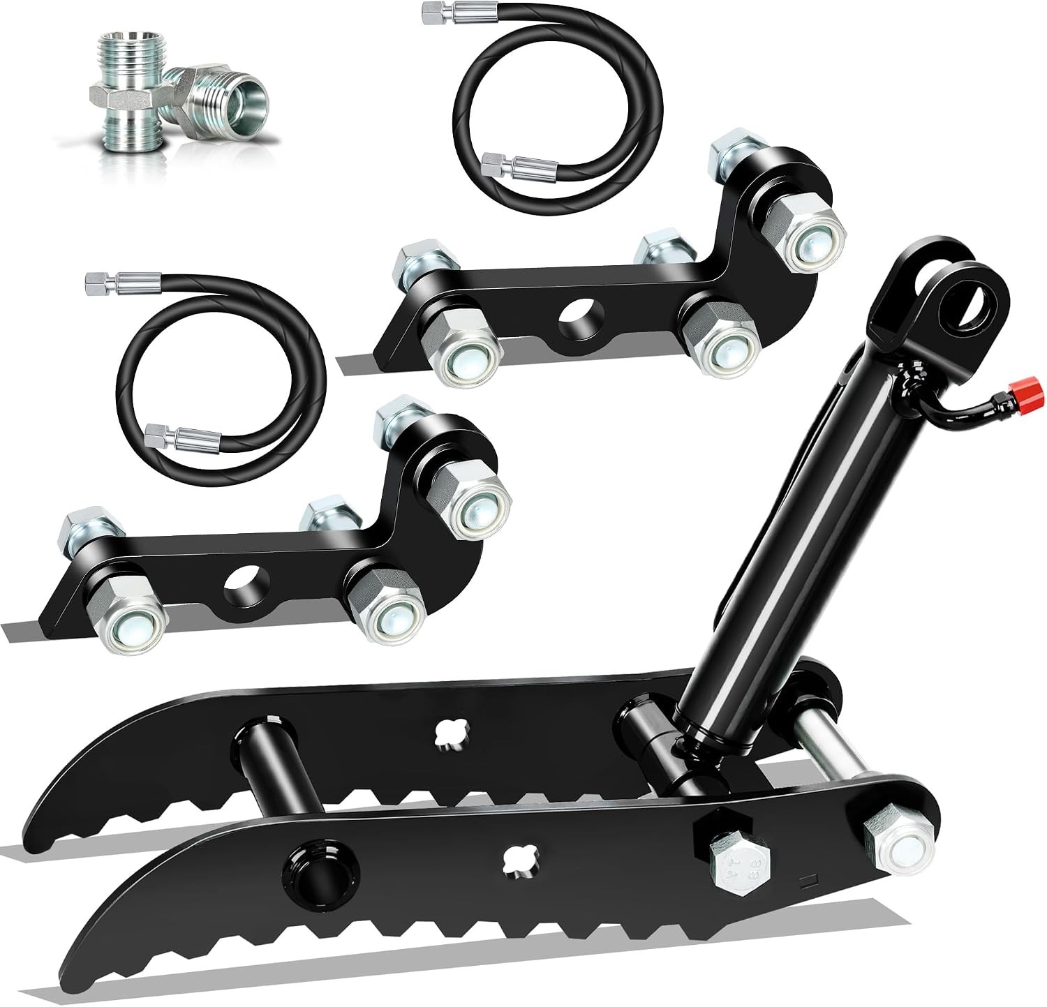 L-Shaped 3-Holes Bracket Hydraulic Thumb Clip Fits Mini Excavators Attachments L-Shaped 3-Holes Bracket Hydraulic Thumb Clip Fits Mini Excavators Attachments