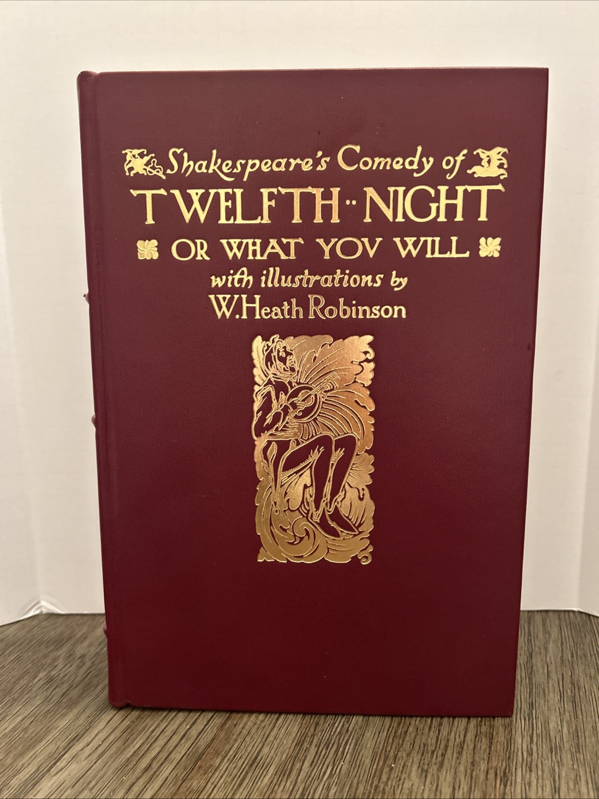 Shakespeare's Comedy of Twelfth Night, Illus. by W. Heath Robinson-1984, LEATHER