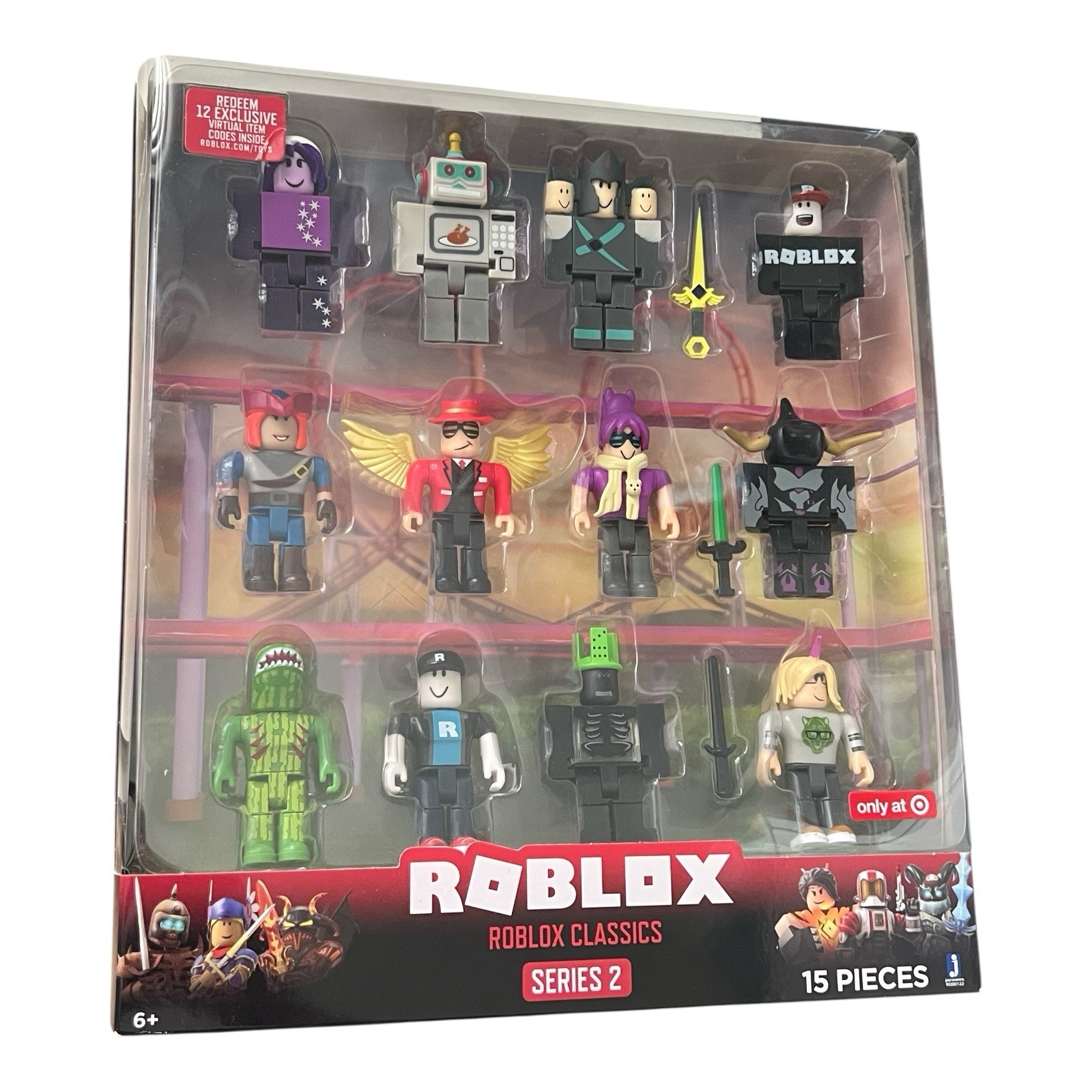 Roblox Classics Series 2 Set 15pc Target Exclusive w/ Virtual Codes NEW Sealed