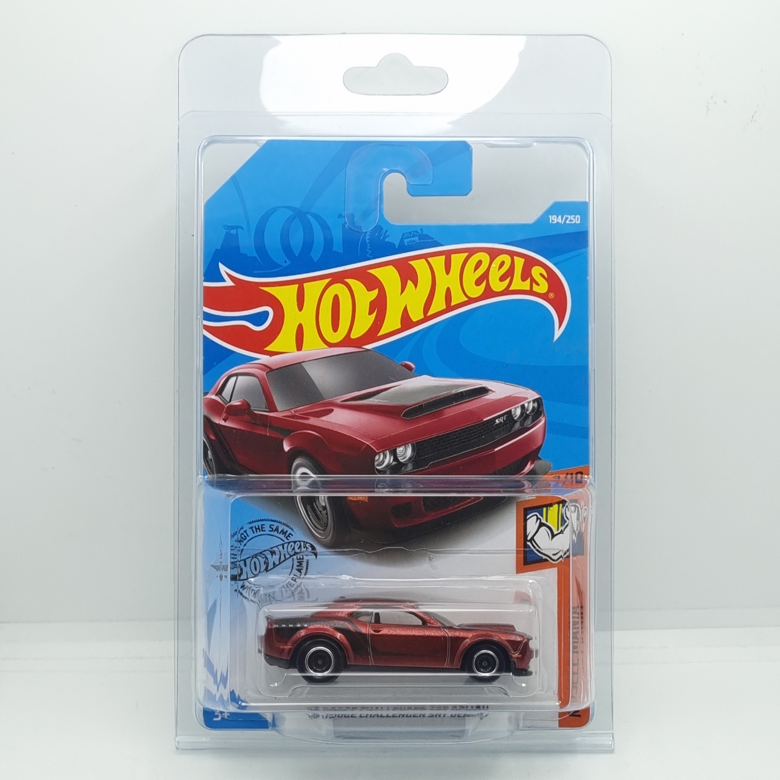 Hot Wheels 2019 Super Treasure Hunt \'18 Dodge Challenger SRT Demon W/ Protector Hot Wheels 2019 Super Treasure Hunt \'18 Dodge Challenger SRT Demon W/ Protector