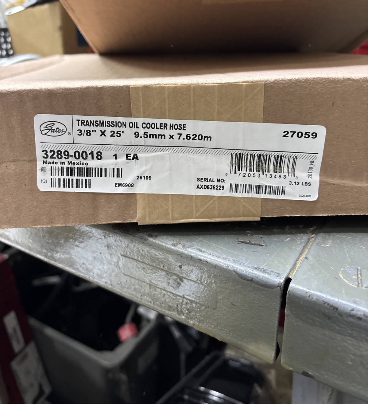 Gates 3289-0018 / 27059 - Transmission Oil Cooler Hose, 3/8