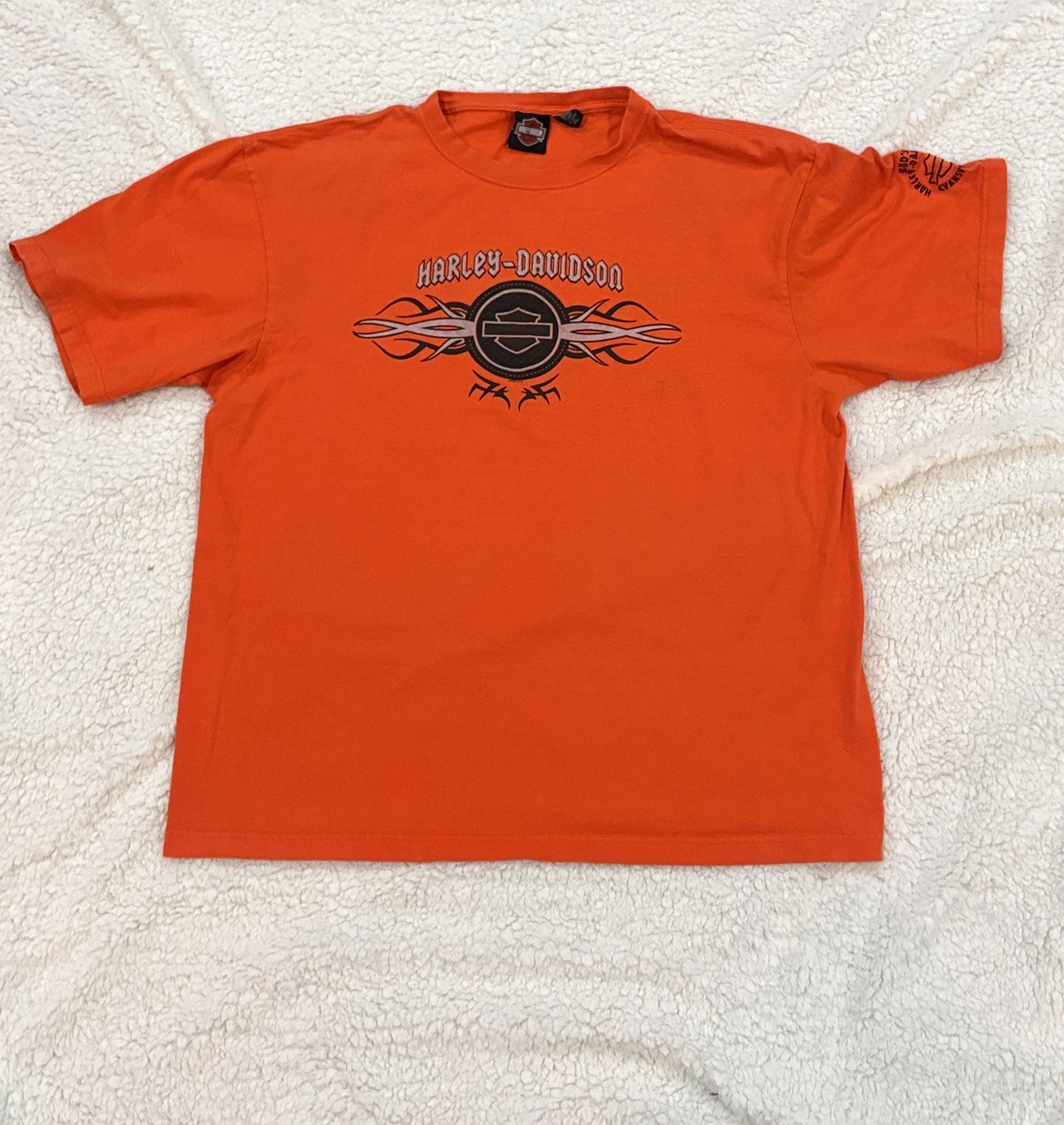 Harley-Davidson Graphic T-Shirt Orange