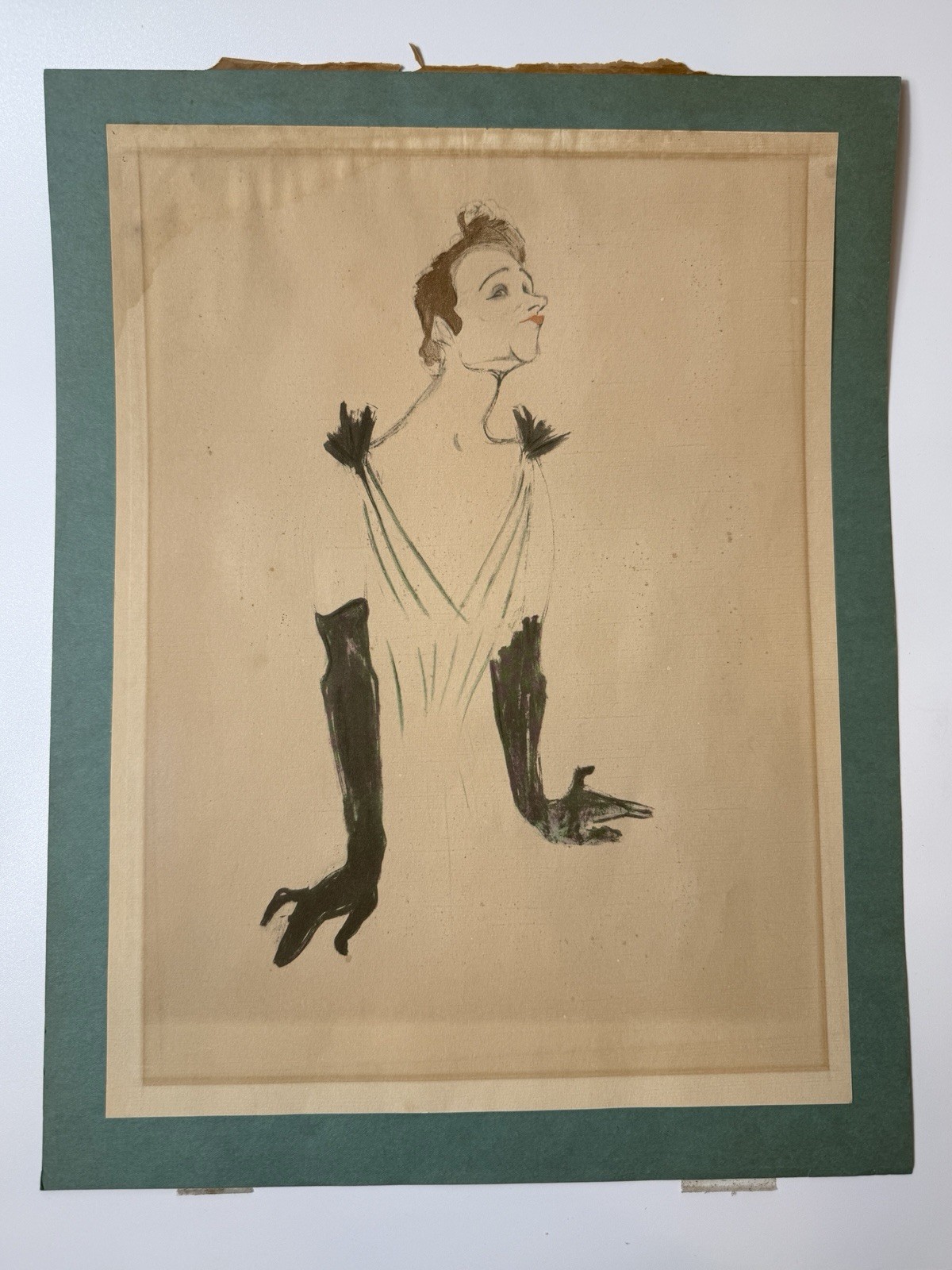 Original Toulouse-Lautrec Life-Era Litho Yvette Cabaret Watermarked Art Nouveau