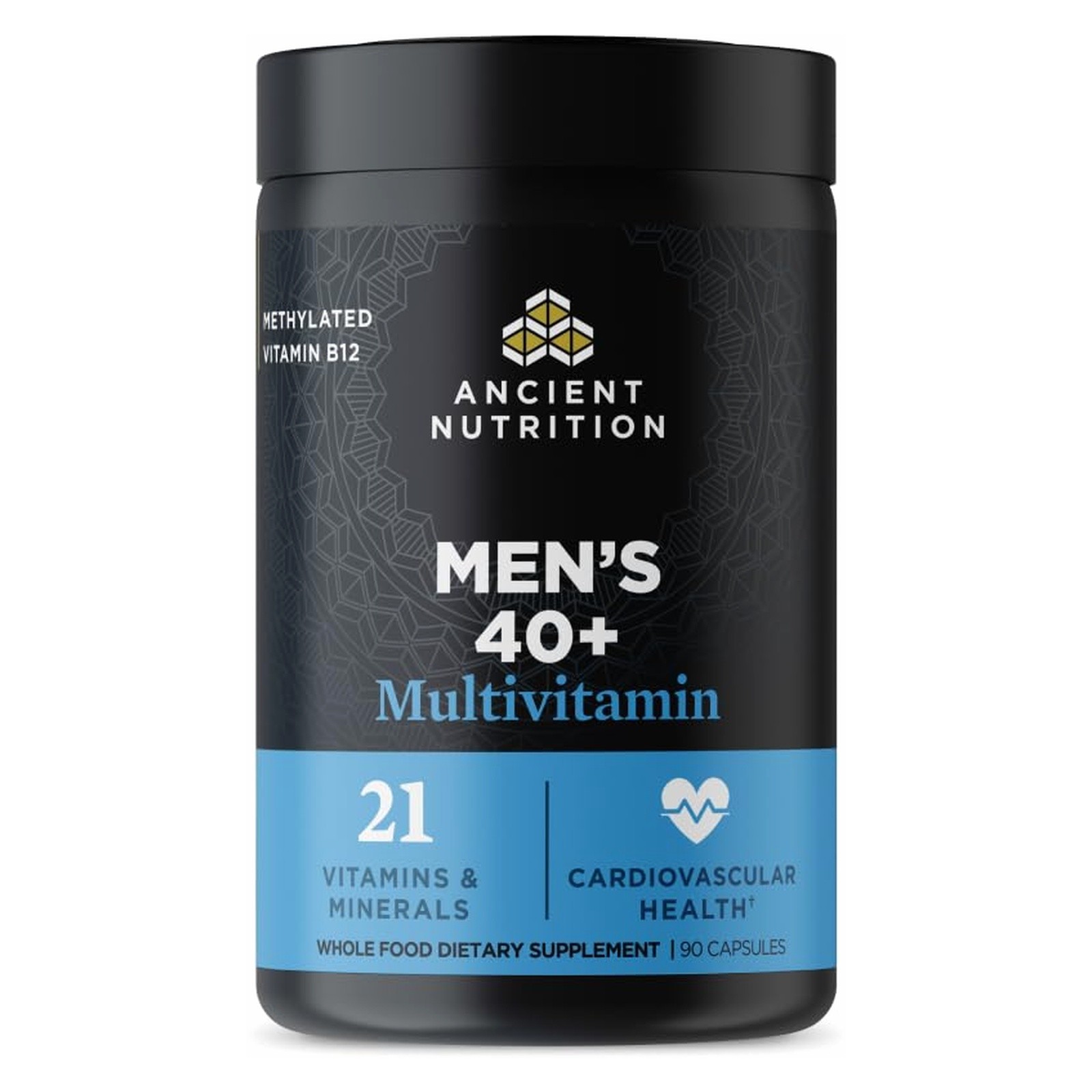 Ancient Nutrition Multivitamin Men\'s 40+ 90 Caps EXP 03/28
