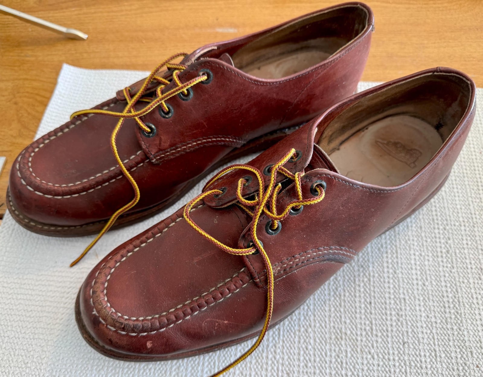RARE VINTAGE Red Wing 212 Oxfords MENS US12 - incl shoe trees & 