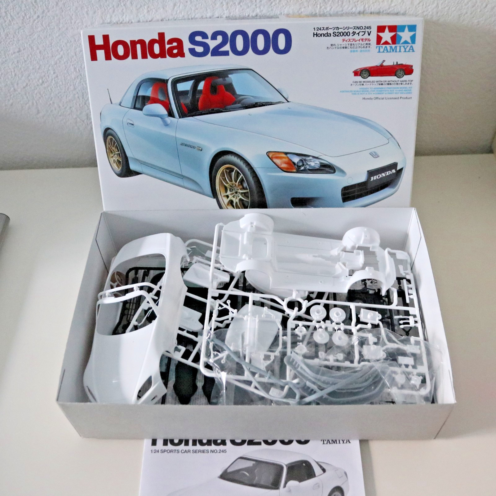 Tamiya Honda S2000 1:24 Scale Model Car Kit Open Box Includes 3D Printed Parts Tamiya Honda S2000 1:24 Scale Model Car Kit Open Box Includes 3D Printed Parts