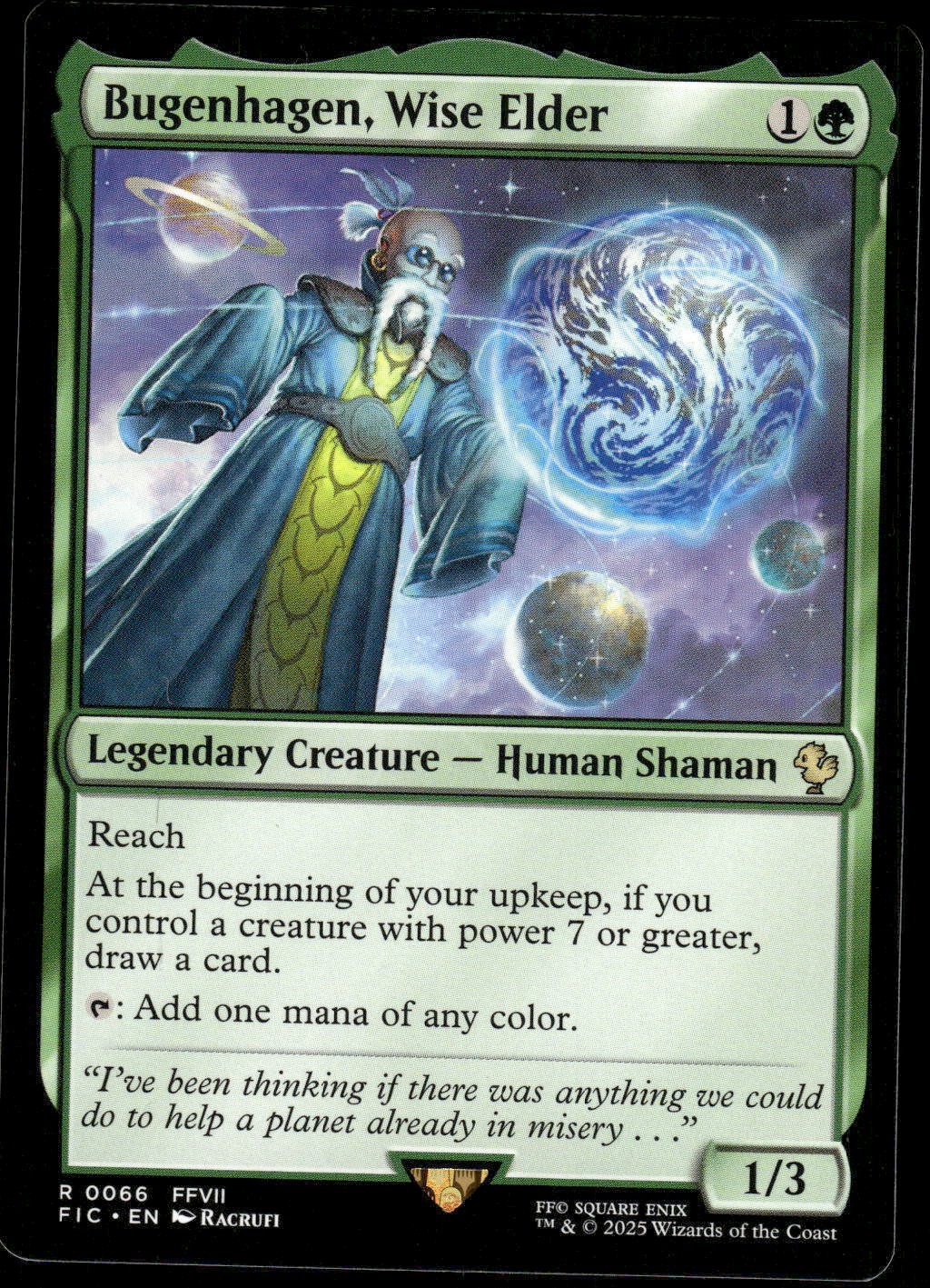 1x Bugenhagen, Wise Elder - Commander: FINAL FANTASY - NM - MTG