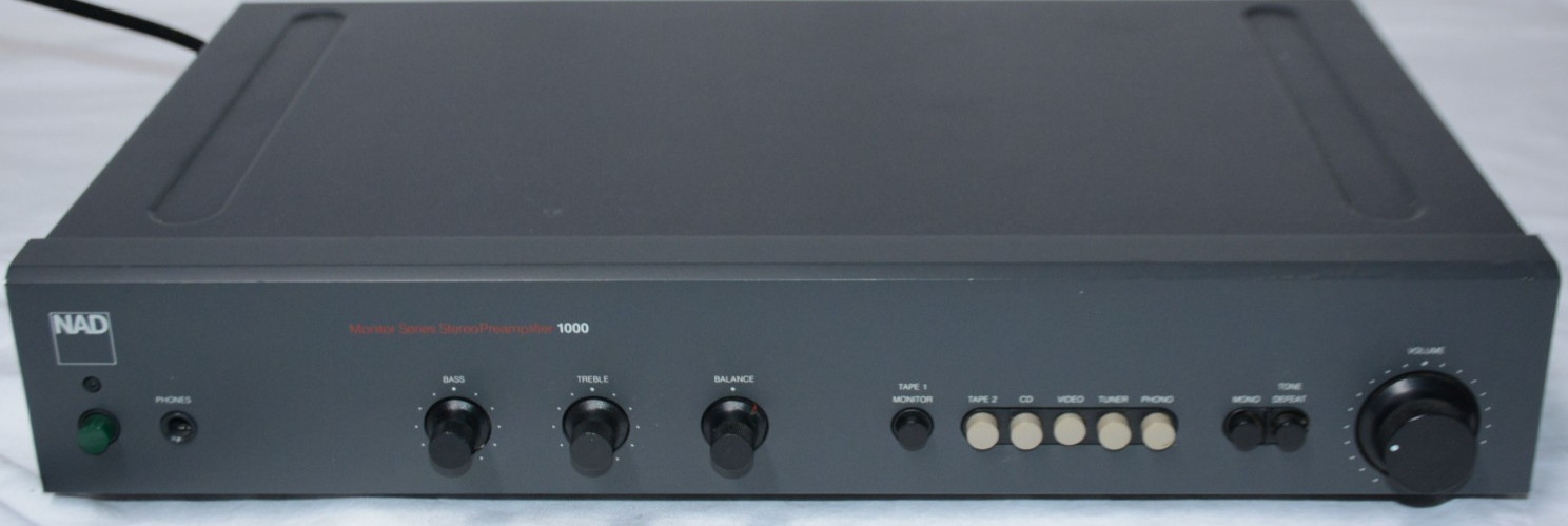 NAD MONITOR SERIES STEREO PREAMPLIFIER 1000. FULLY TESTED NAD MONITOR SERIES STEREO PREAMPLIFIER 1000. FULLY TESTED