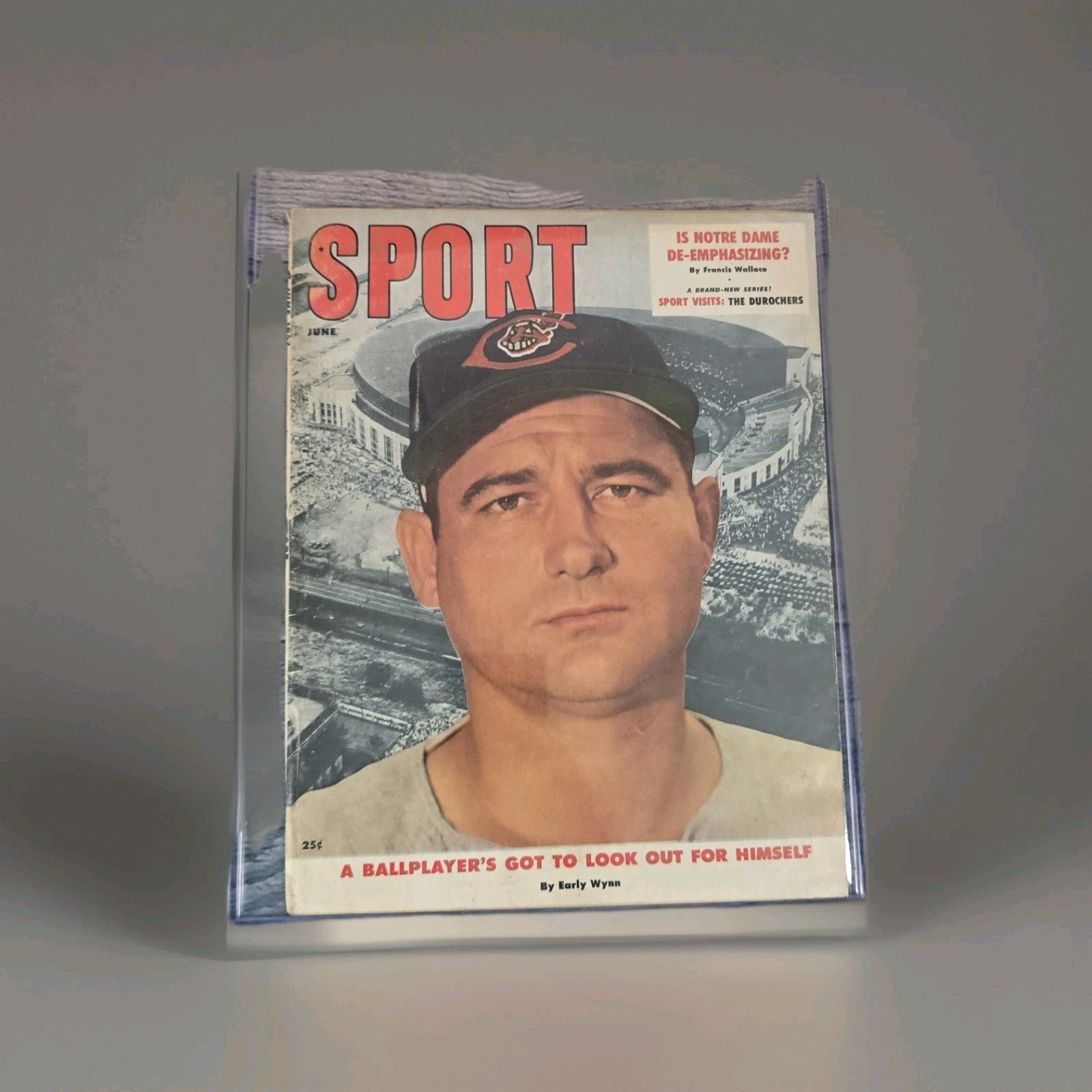 Sport Magazine June 1957 Early Winn Cover Cleveland Indians Baseball Vintage Sport Magazine June 1957 Early Winn Cover Cleveland Indians Baseball Vintage