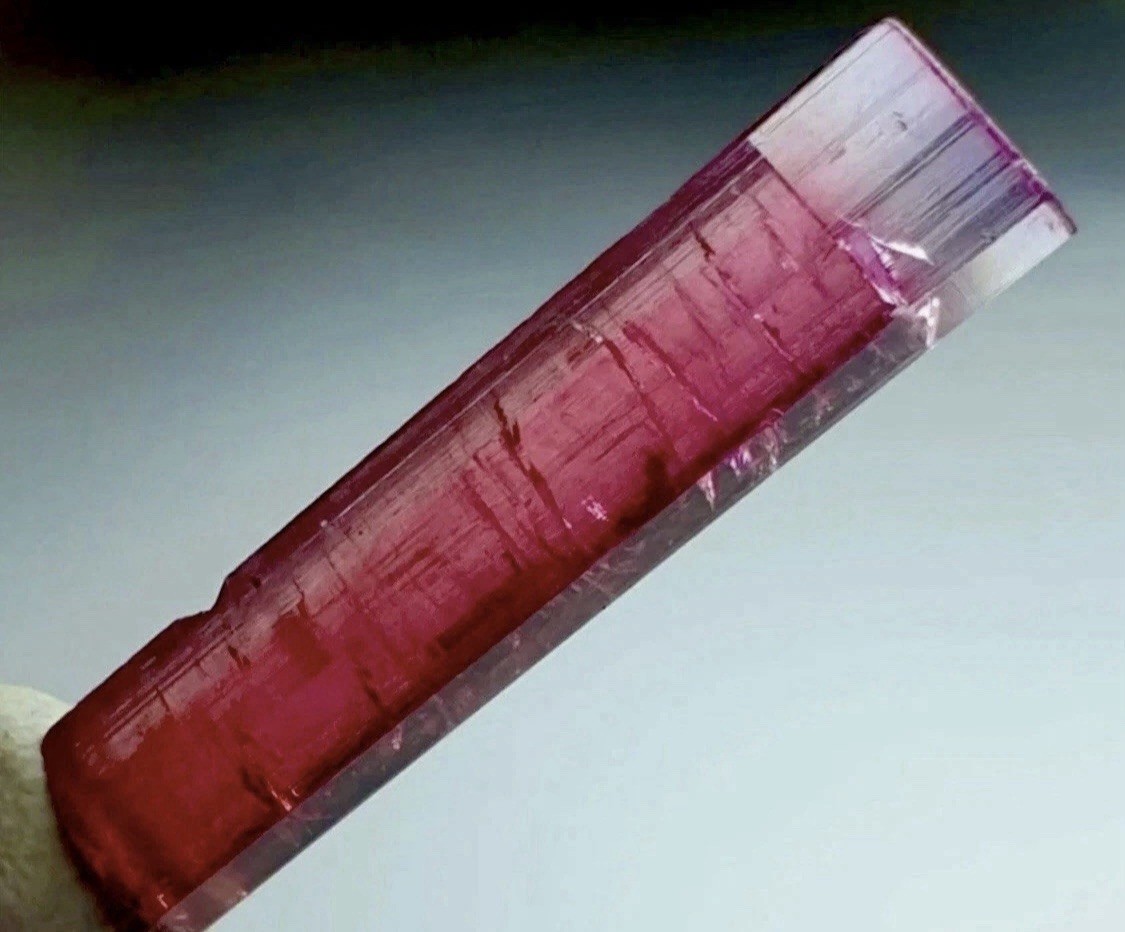 Untreated Beautiful Blood Red Tourmaline Crystal Raw Rough Gem Specimen Cluster