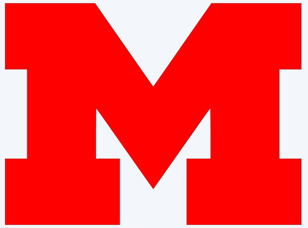 UofM Michigan Block M Vinyl Decal Sticker - You choose color and size