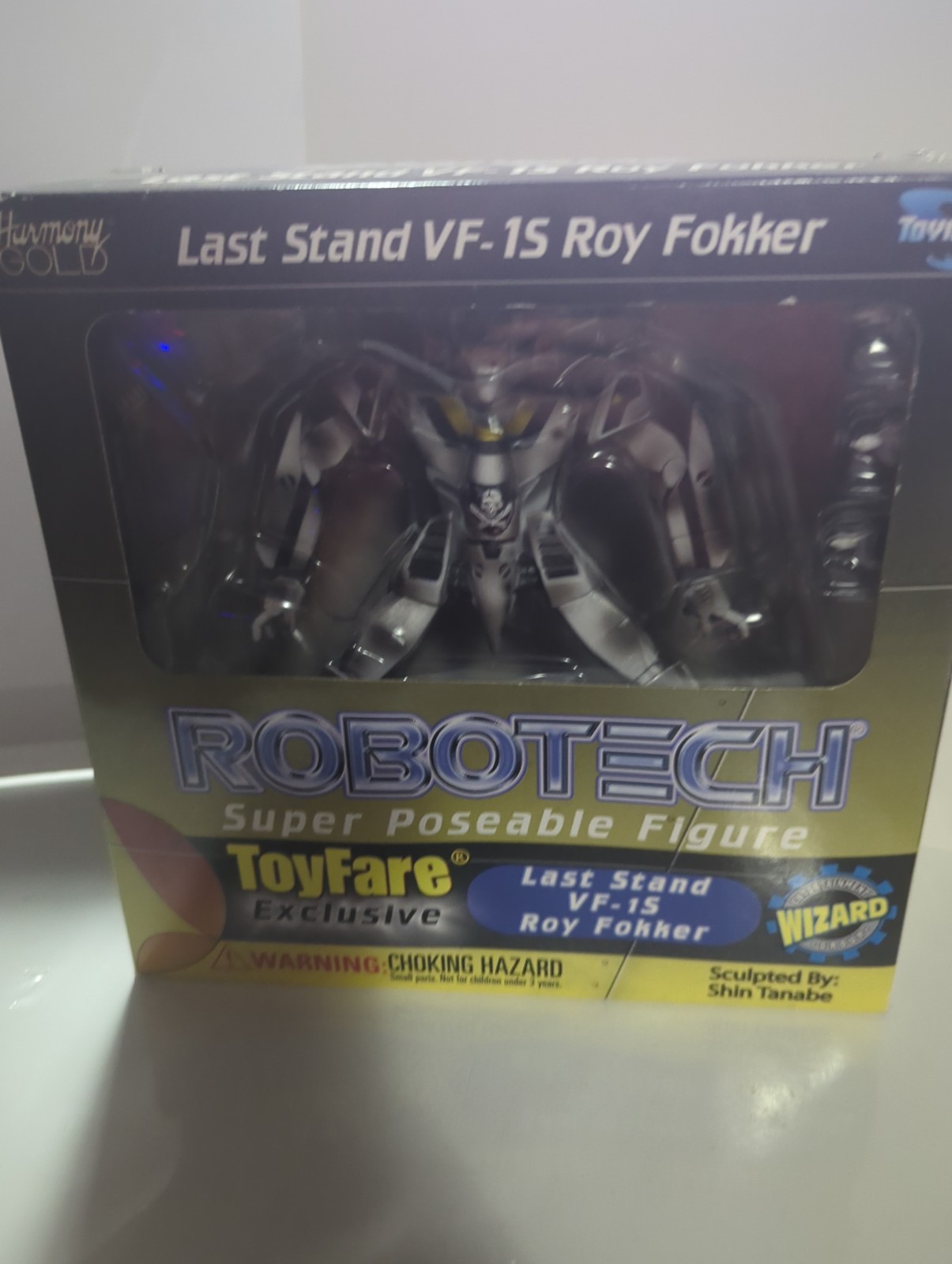 Robotech Last Stand VF-1S Roy Fokker ToyFare exclusive in original box NIB
