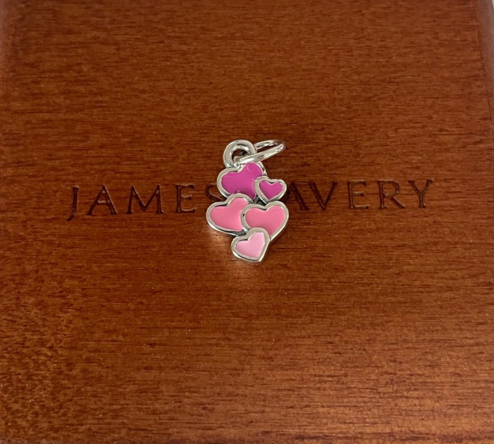 James Avery Enamel Lots of Love Charm S925 Pendant