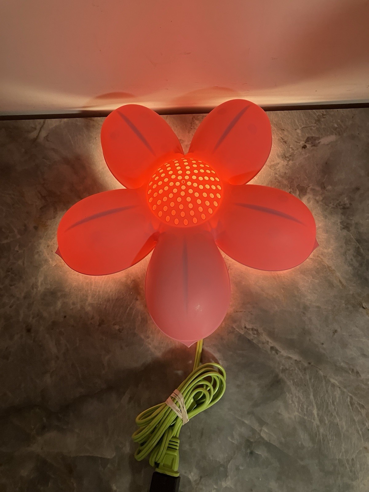 Vintage IKEA Smila Blomma Light Pink Flower Wall Lamp Night Light Hanging 14\ Vintage IKEA Smila Blomma Light Pink Flower Wall Lamp Night Light Hanging 14\