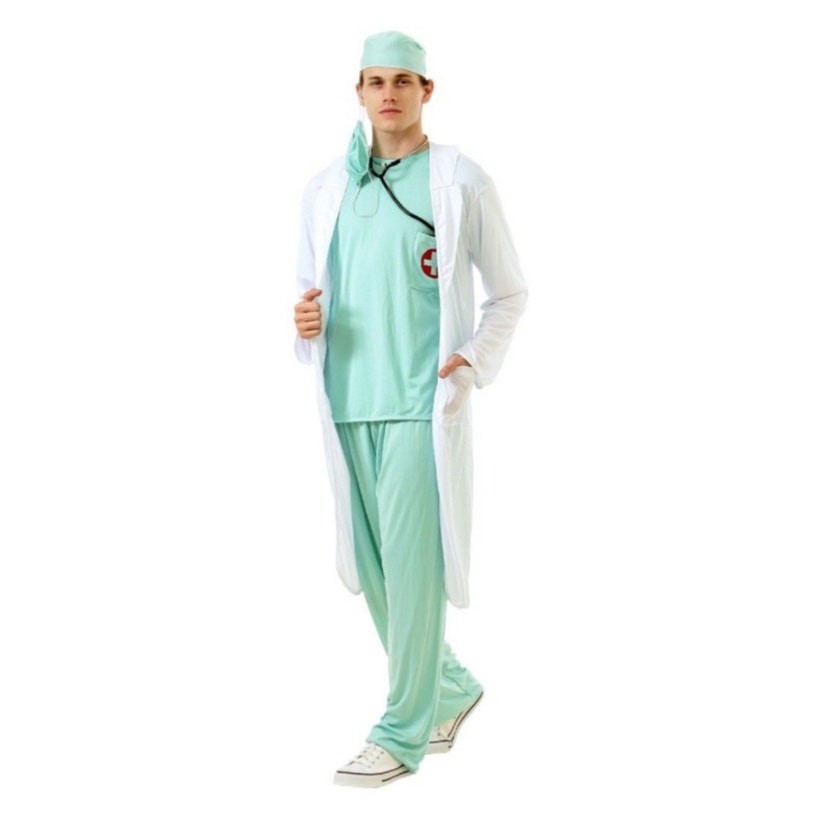 Brand New Hauntlook Men\'s Size XL Dashing Doctor Nurse Healthcare Worker Costume Brand New Hauntlook Men\'s Size XL Dashing Doctor Nurse Healthcare Worker Costume