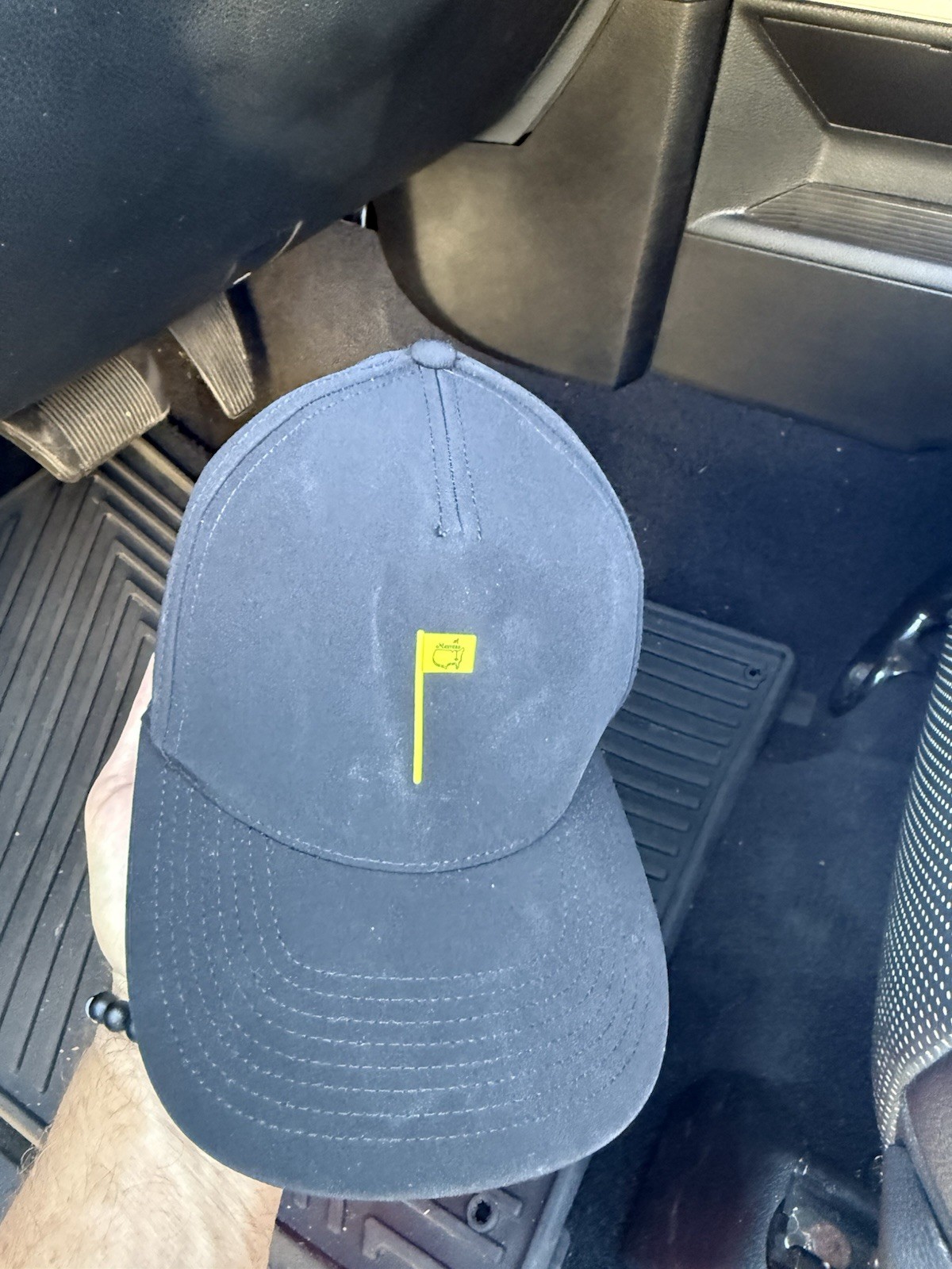 New 2026 Master Hat Augusta National Black with Yellow Pin Flag Adjustable