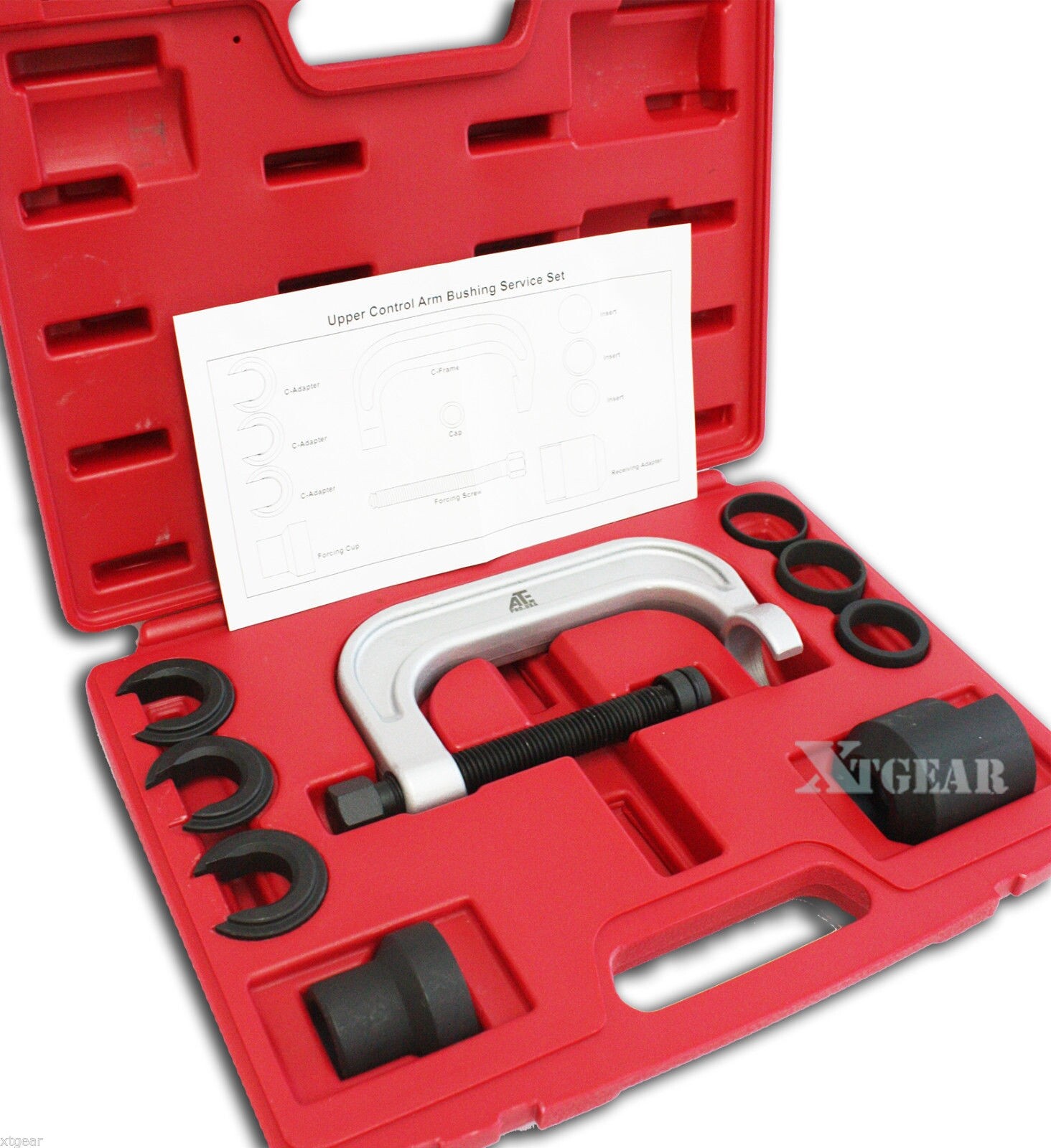 Removal Installer Upper C-Frame Screw Control Arm Bushing Service Automotive Set