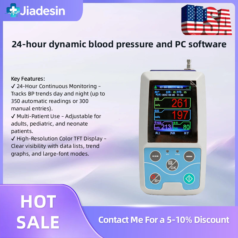24HR Ambulatory Blood Pressure Monitor ABPM50 with PC Software