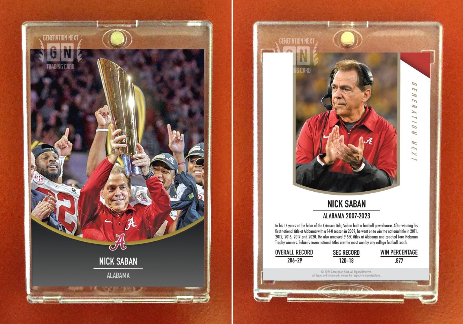 Nick Saban / Alabama / 2007-2023 / Generation Next