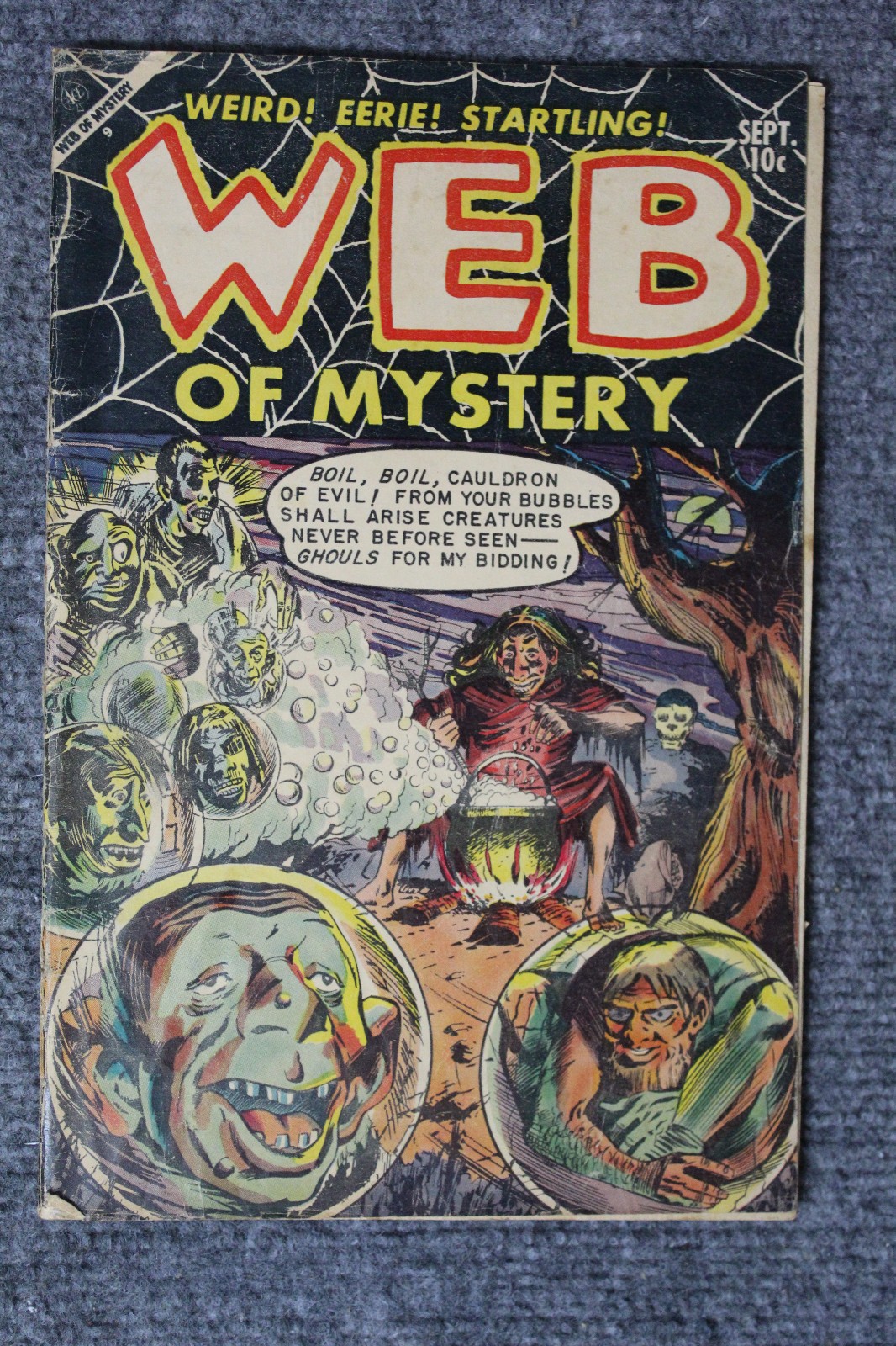 Web of Mystery #20 – Ace Magazines (1953) Pre-Code Horror Golden Age  BB16
