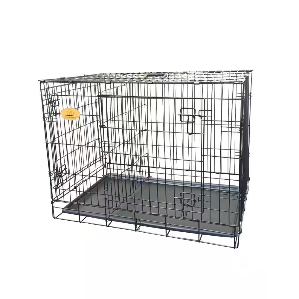 42 In. X 28 In. X 30 In. Large Wire Dog Crate 42 In. X 28 In. X 30 In. Large Wire Dog Crate