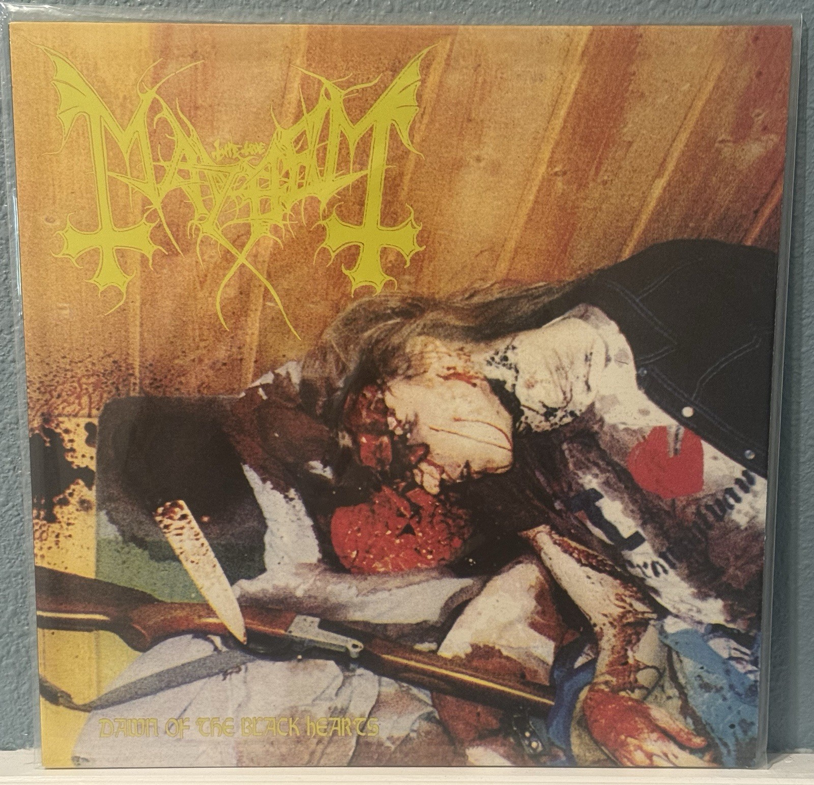 MAYHEM DAWN OF THE BLACK HEARTS LP CADAVER SPLATTER VINYL /300 RARE GORGOROTH MAYHEM DAWN OF THE BLACK HEARTS LP CADAVER SPLATTER VINYL /300 RARE GORGOROTH