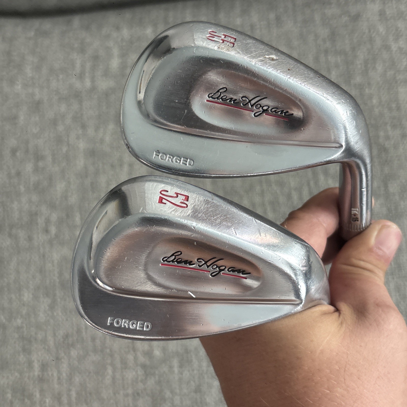 Ben Hogan TK-15 Forged 52* & 55* Wedges KBS Tour V 110 S-Flex Steel-RH, Set Of 2