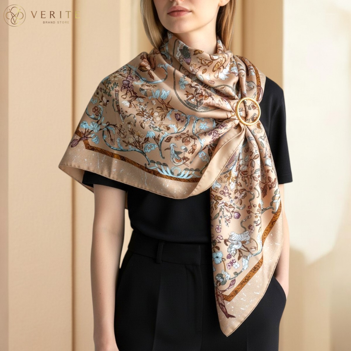 RARE VINTAGE HERMES Silk Scarf \