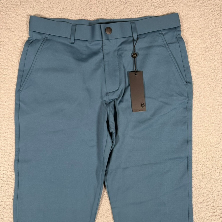 Greyson Pants Mens 32x32 Storm Blue Sequoia Trousers Golf Stretch Preppy NWT