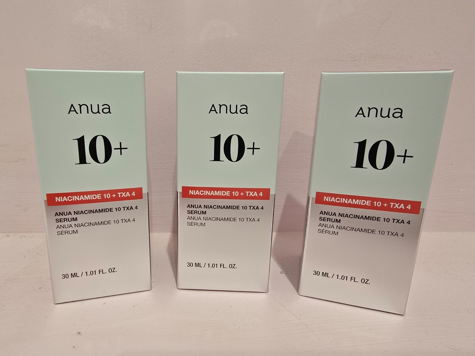 Anua Niacinamide 10% + TXA 4% Serum Trio 3x30ml Brightening Dark Spot Corrector