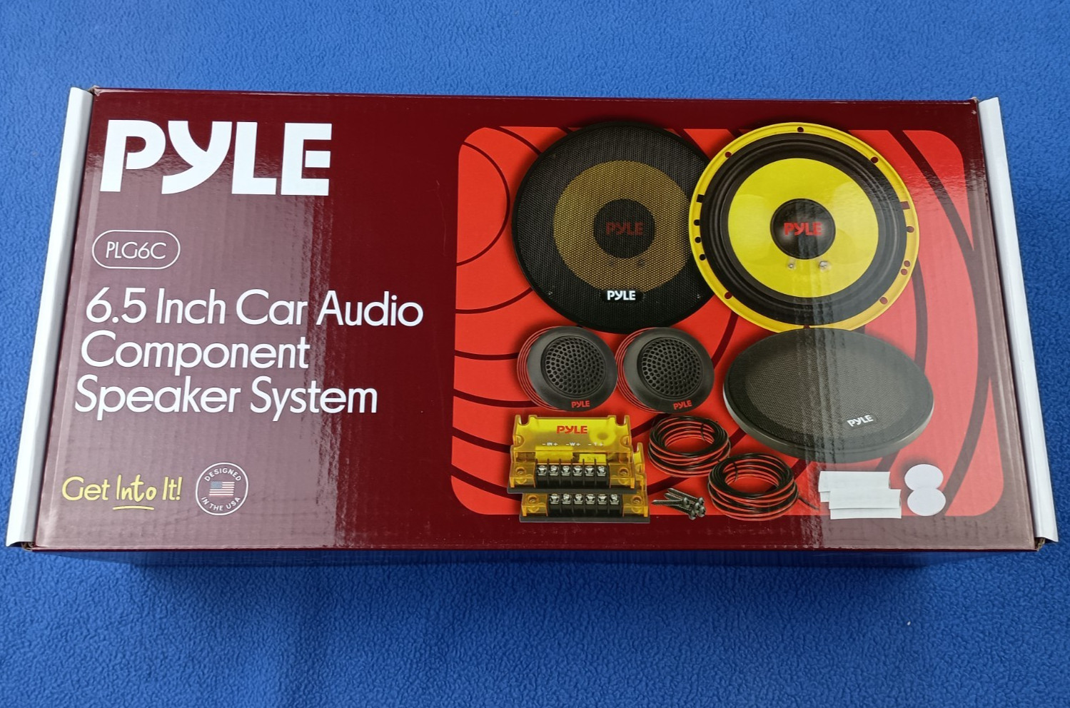 NEW Pyle 2Way Custom Component Car Audio Speaker System 6.5” PLG6C