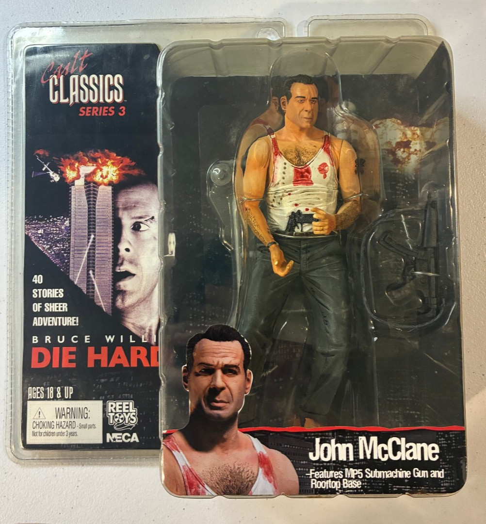 NECA Cult Classics Series 3 John McClane Die Hard Action Figure Reel Toys