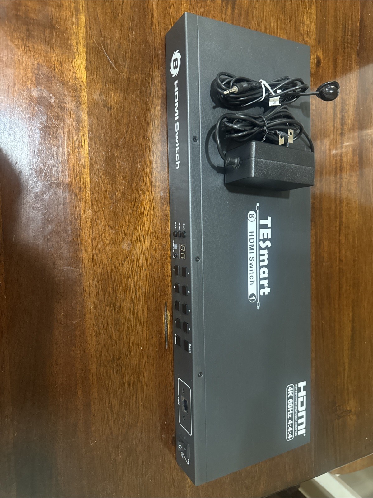 TESmart 8×1 HDMI Switch 8 in 1 Out 4K @ 60Hz HDCP /w  Infrared Sensor And Remote