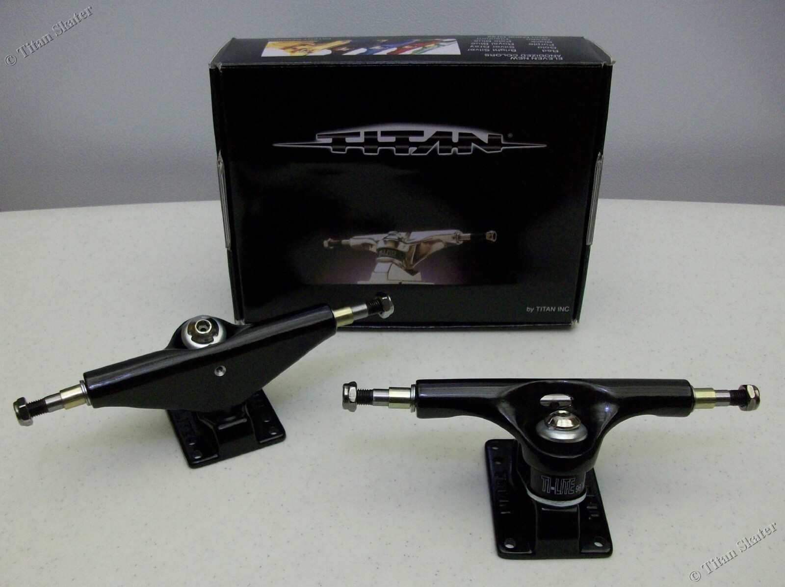 TITAN TI-LITES 5.0 Skateboard Trucks 7.65 Axle fits 7.5-8.0