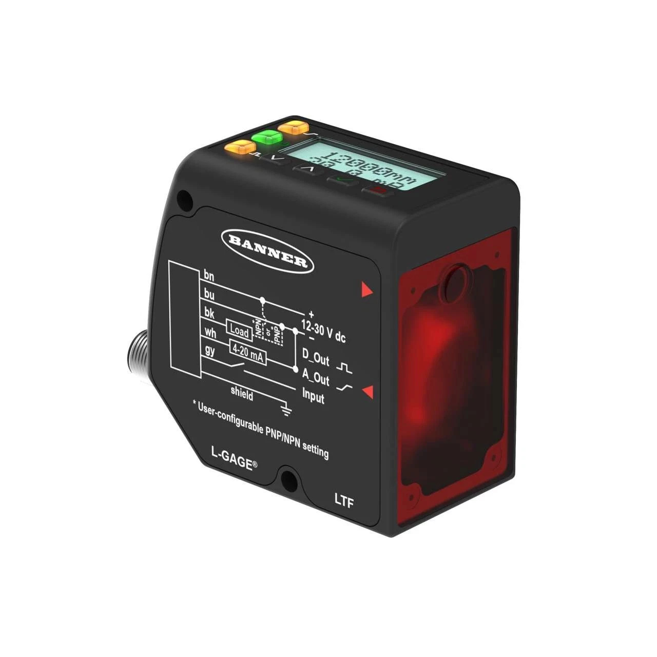NEW IN BOX 1PC BANNER LTF12IC2LDQ Laser displacement sensor NEW IN BOX 1PC BANNER LTF12IC2LDQ Laser displacement sensor
