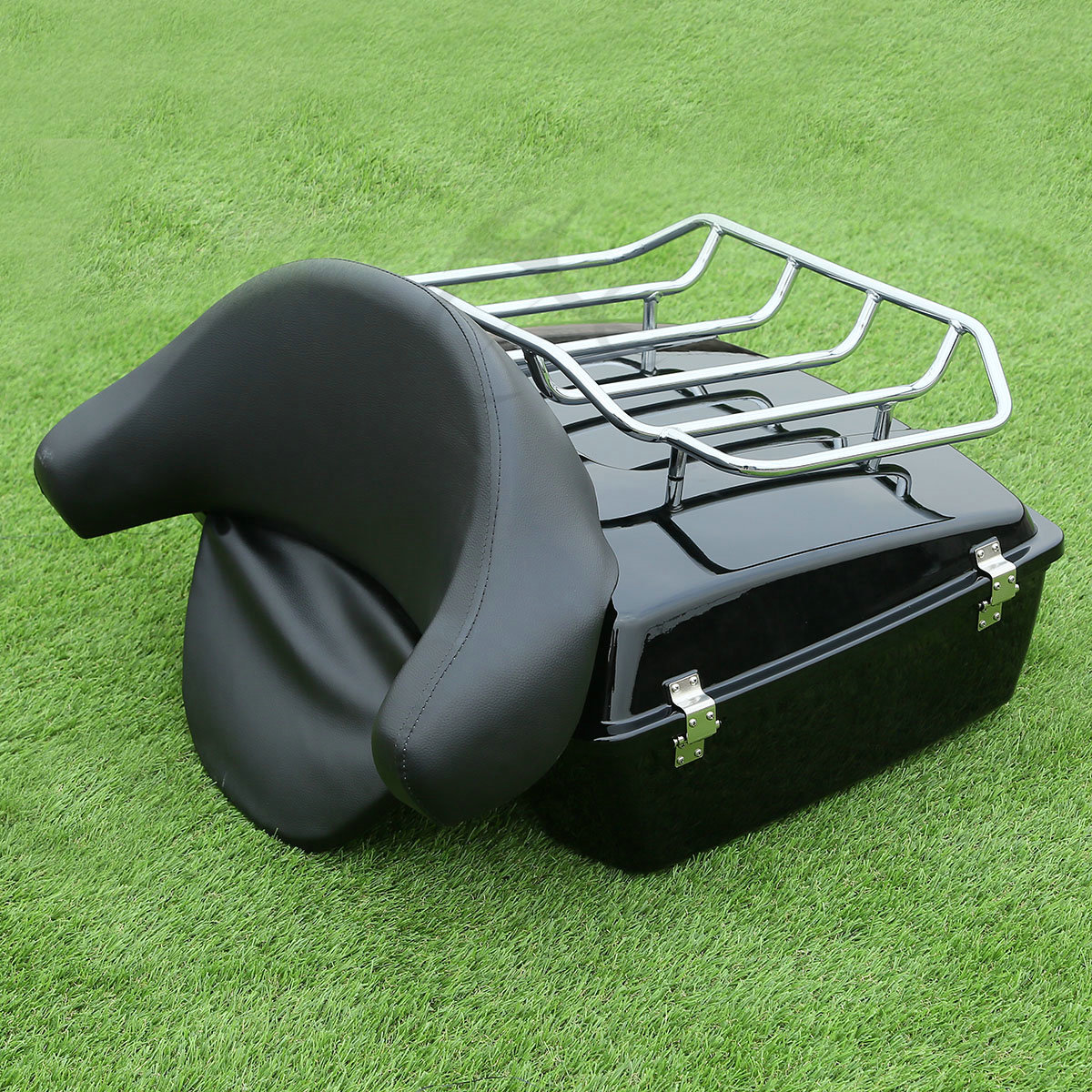 Chopped Pack Trunk Rack Fit For Harley Touring Street Road Glide 1997-2013
