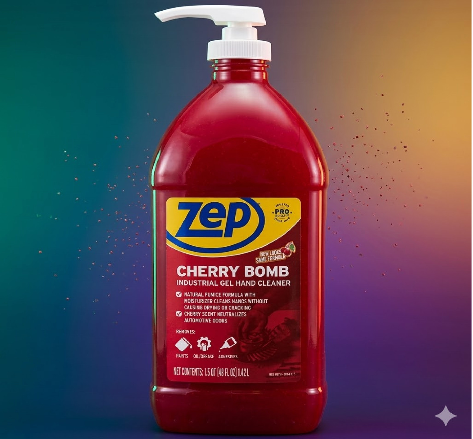 Zep Brand Cherry Bomb Gel Hand Cleaner, Cherry Aromatic Scent