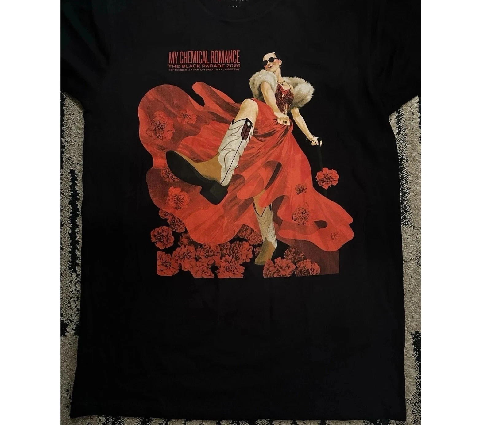 NEW My Chemical Romance San Antonio TX Sep 12 2026 T shirt reprint