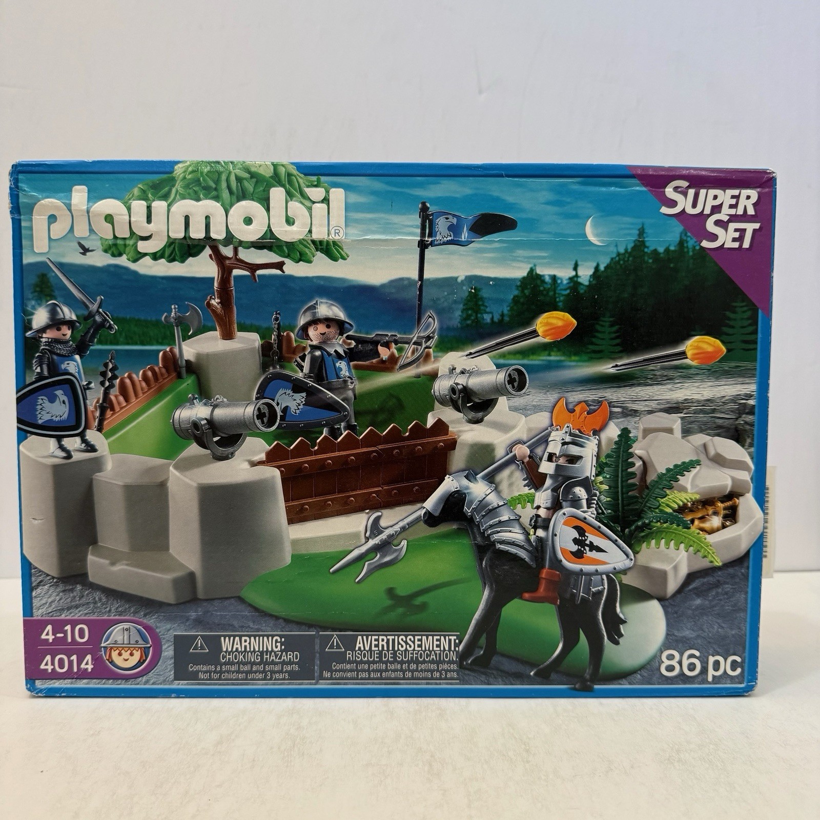 Playmobil Knights Fort Super Set 4014 Medieval Treasure Horse Soldiers NEW Playmobil Knights Fort Super Set 4014 Medieval Treasure Horse Soldiers NEW